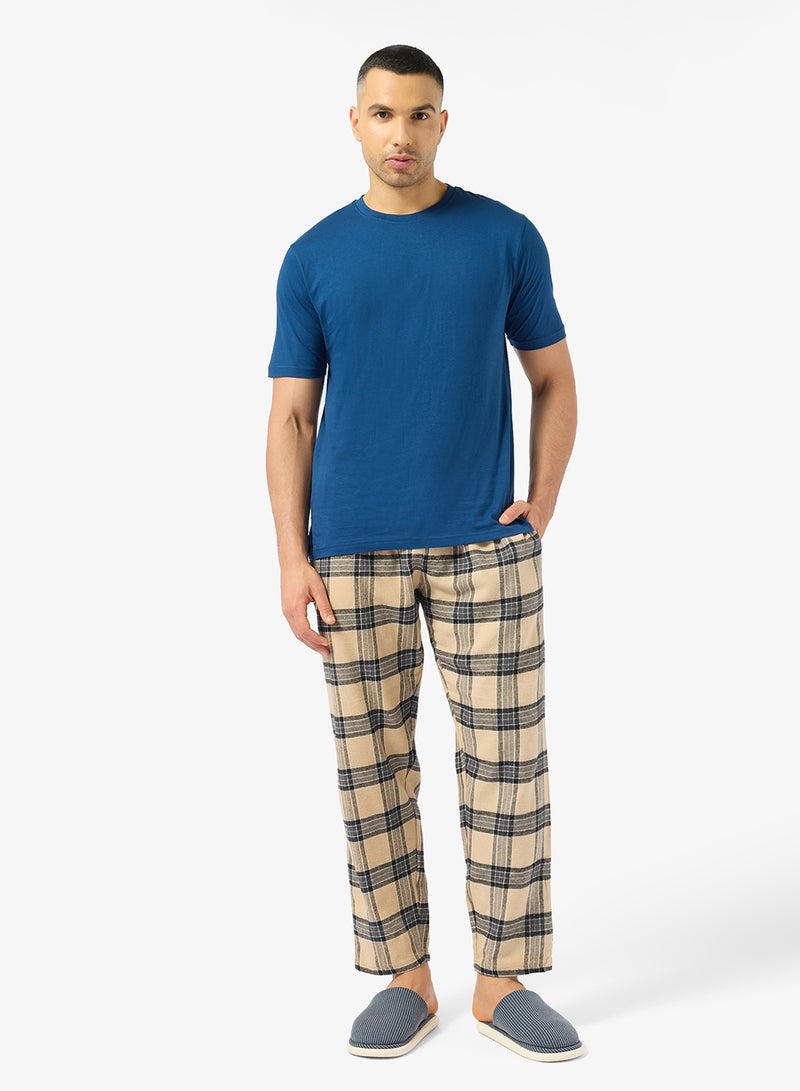 روبرت وود طقم تي شيرت وبنطلون بقصة عادية - Image 5